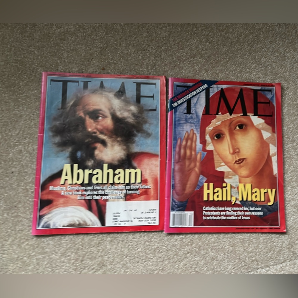 Time Magazine Covers - Set of 2